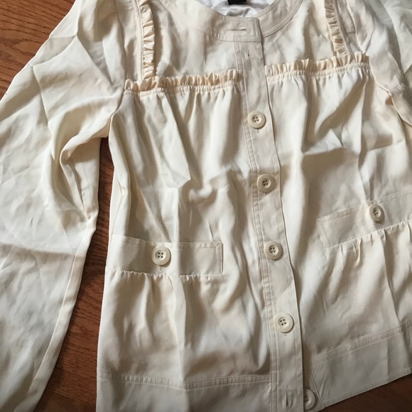 BCBG Classical Cream Button Up - Picture 4 of 4